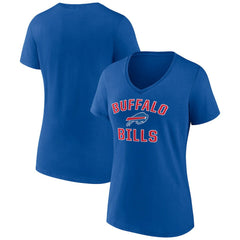 Buffalo Bills Women's Victory Arch Team V-Neck T-Shirt - Royal T-shirts