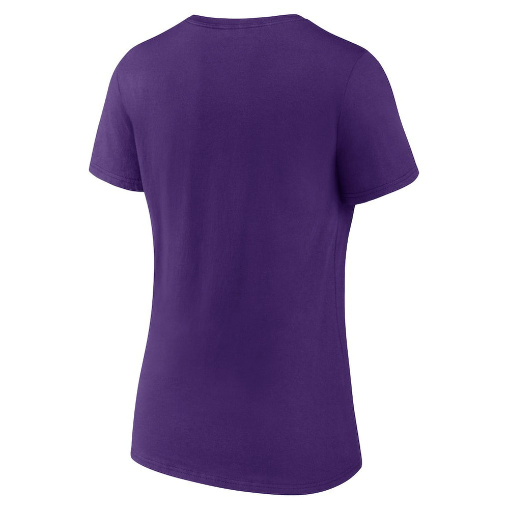 Minnesota Vikings Women's Victory Arch Team V-Neck T-Shirt - Purple T-shirts
