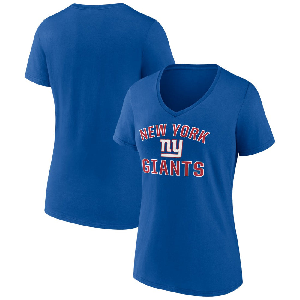New York Giants Women's Victory Arch Team V-Neck T-Shirt - Royal T-shirts