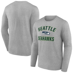 Seattle Seahawks Victory Arch Long Sleeve T-Shirt - Gray T-shirts