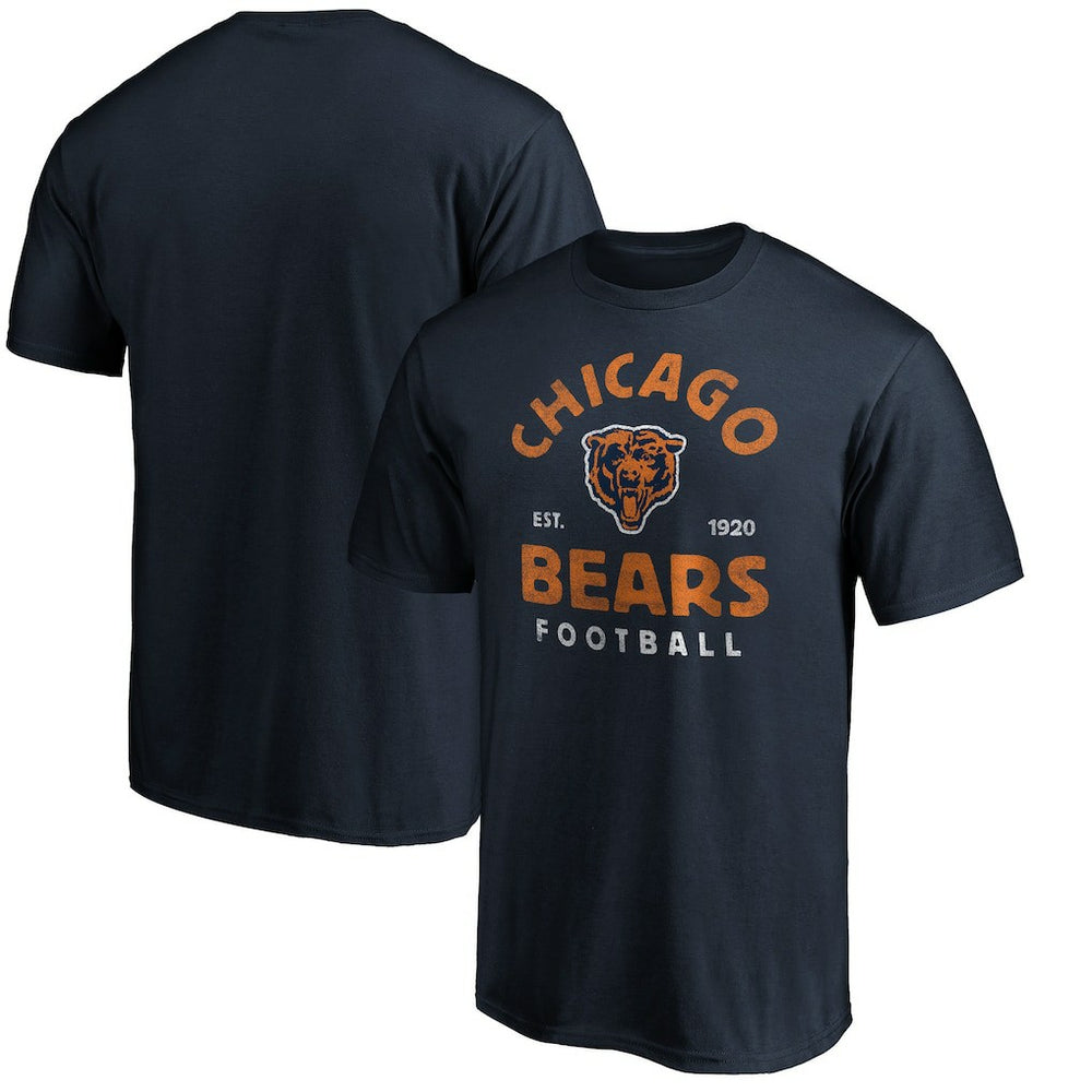 Chicago Bears Vintage Arch T-Shirt - Navy T-shirts
