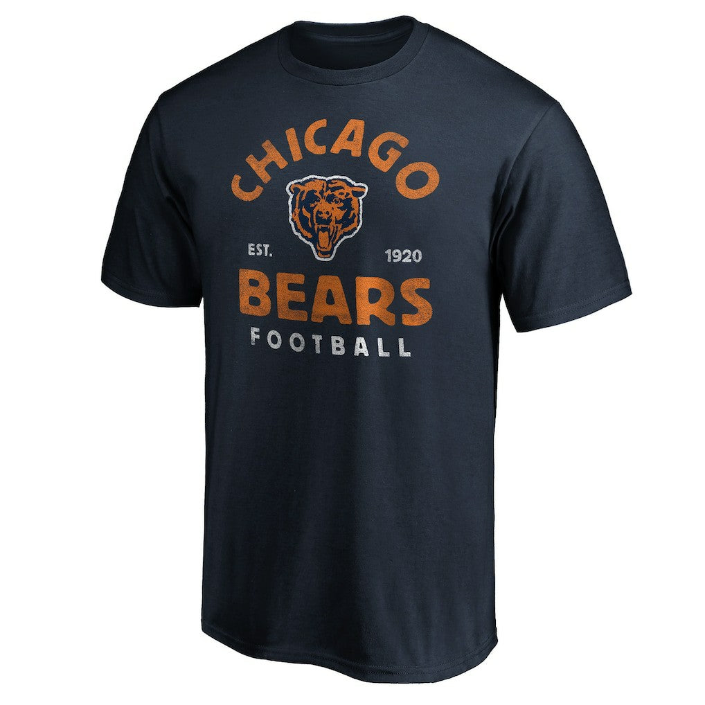 Chicago Bears Vintage Arch T-Shirt - Navy T-shirts