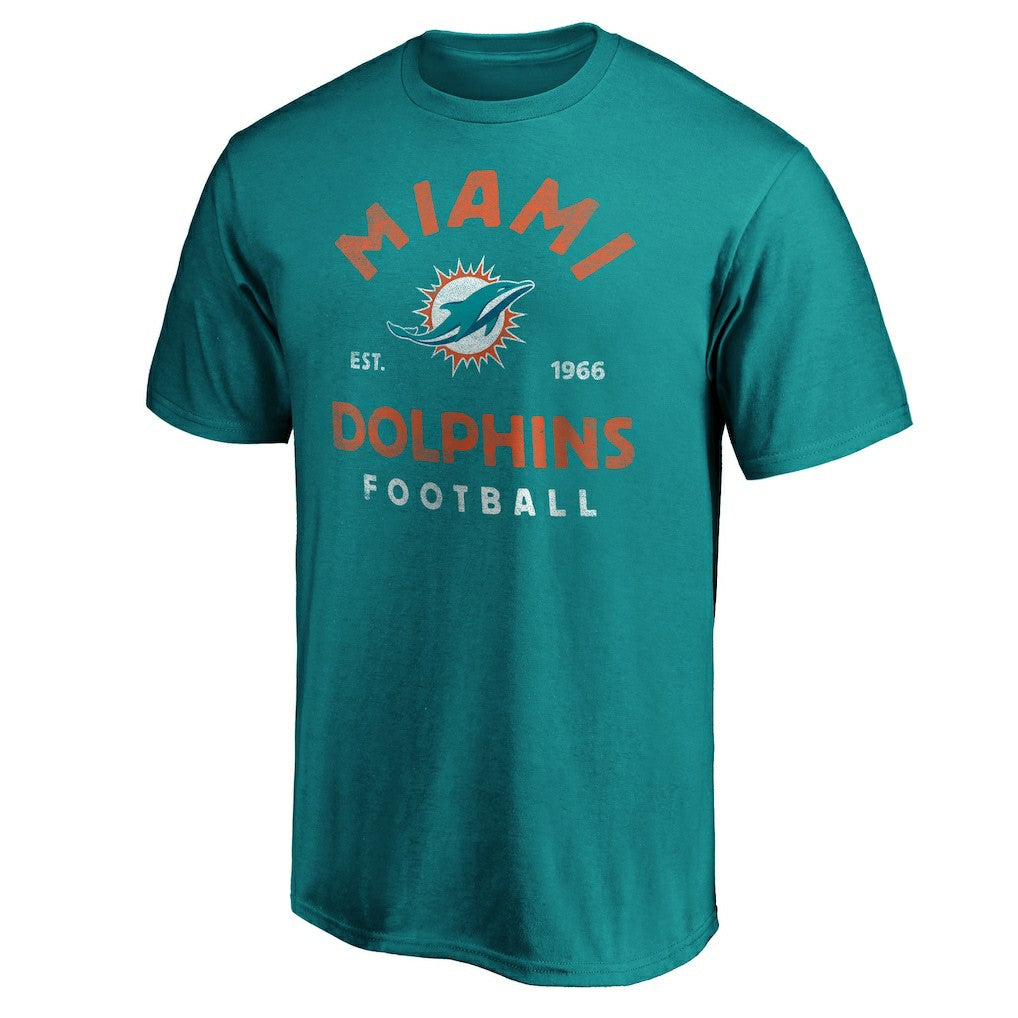 Miami Dolphins Vintage Arch T-Shirt - Aqua T-shirts