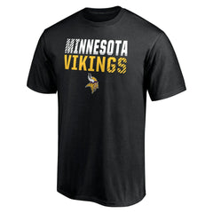 Minnesota Vikings Team Fade Out T-Shirt - Black T-shirts