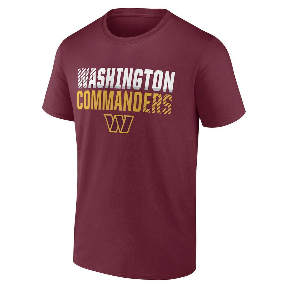 Washington Commanders Team Fade Out T-Shirt - Burgundy T-shirts
