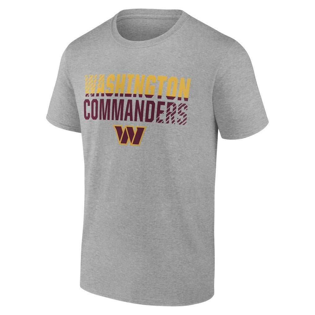 Washington Commanders Team Fade Out T-Shirt - Heather Gray T-shirts