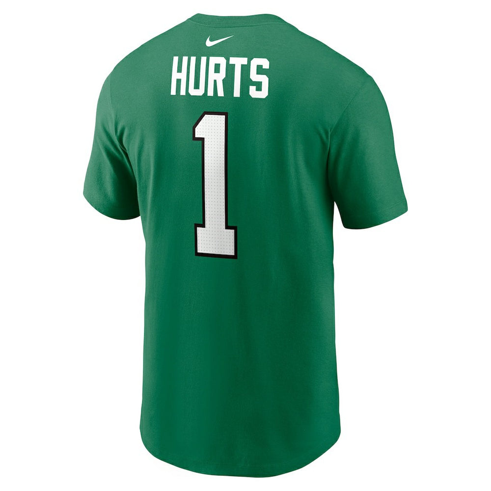 Jalen Hurts Philadelphia Eagles Alternate Player Name & Number T-Shirt - Kelly Green T-shirts