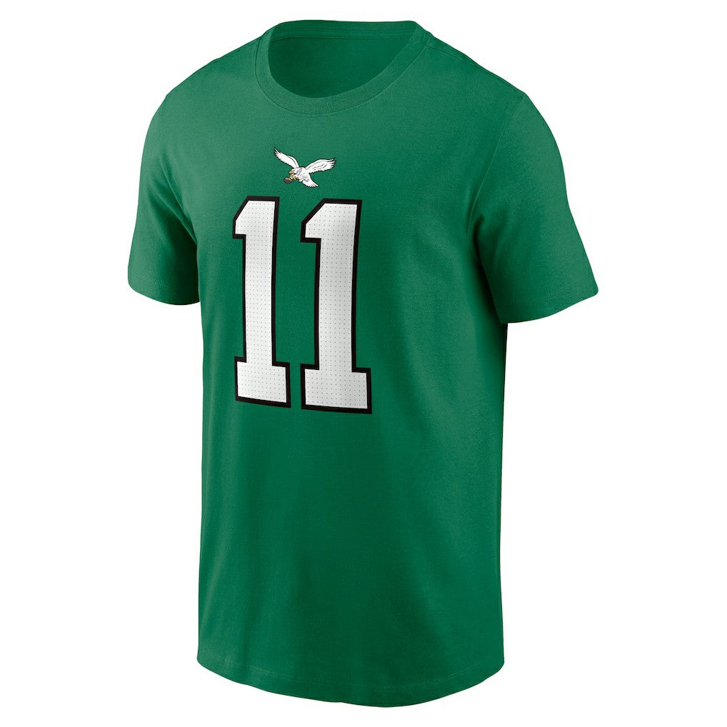 A.J. Brown Philadelphia Eagles Alternate Player Name & Number T-Shirt - Kelly Green T-shirts