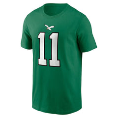 A.J. Brown Philadelphia Eagles Alternate Player Name & Number T-Shirt - Kelly Green T-shirts