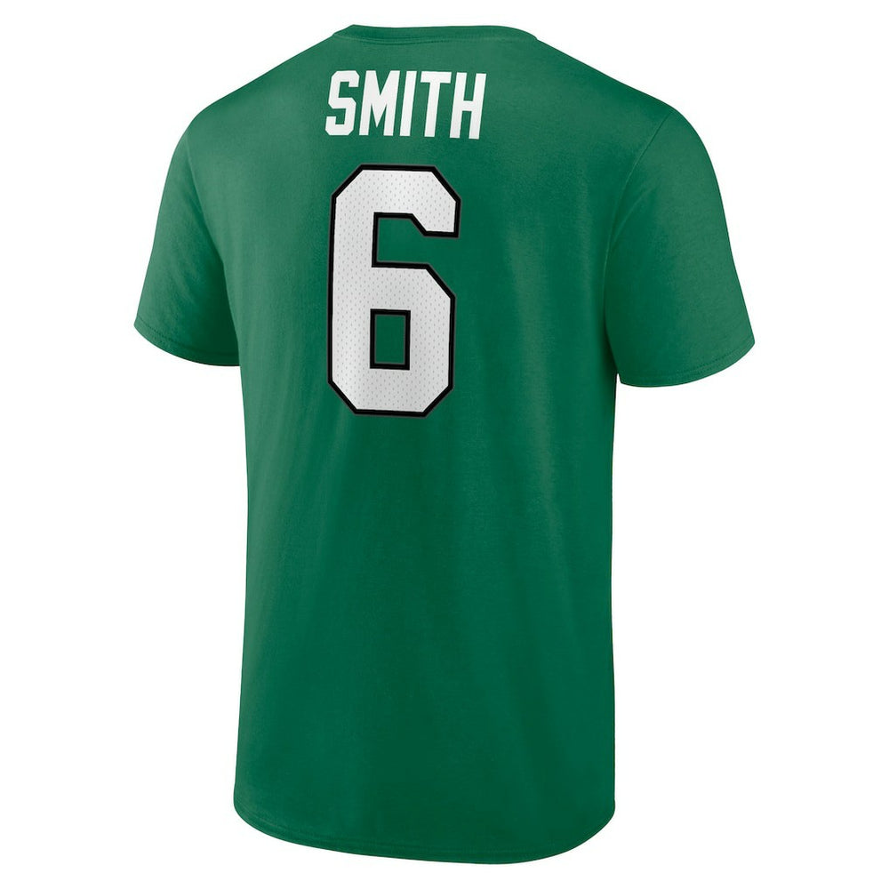 DeVonta Smith Philadelphia Eagles Alternate Icon Player Name & Number T-Shirt - Kelly Green T-shirts