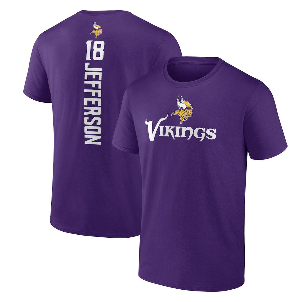 Justin Jefferson Minnesota Vikings Playmaker T-Shirt - Purple T-shirts