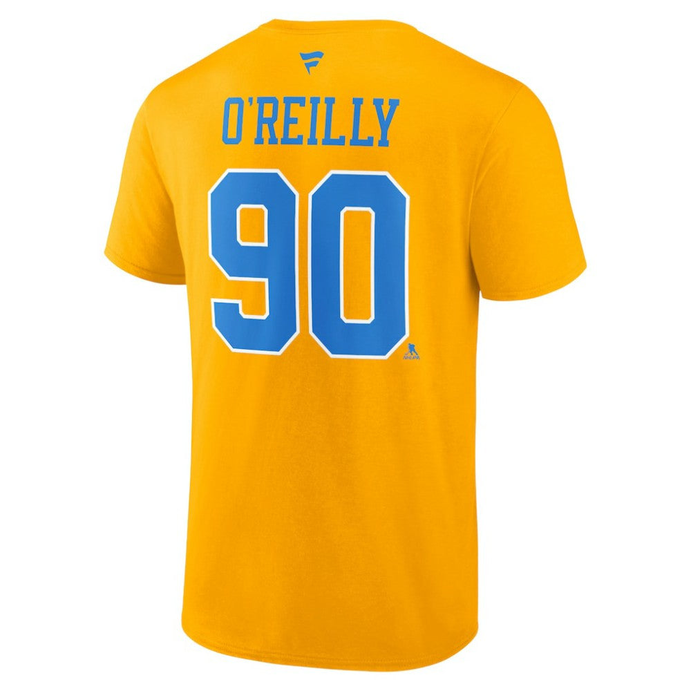 Ryan O'Reilly St. Louis Blues Fanatics Special Edition 2.0 Name & Number T-Shirt - Yellow | US 5079481
