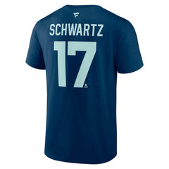 Jaden Schwartz Seattle Kraken Fanatics Special Edition 2.0 Name & Number T-Shirt - Deep Sea Blue | US 5079567
