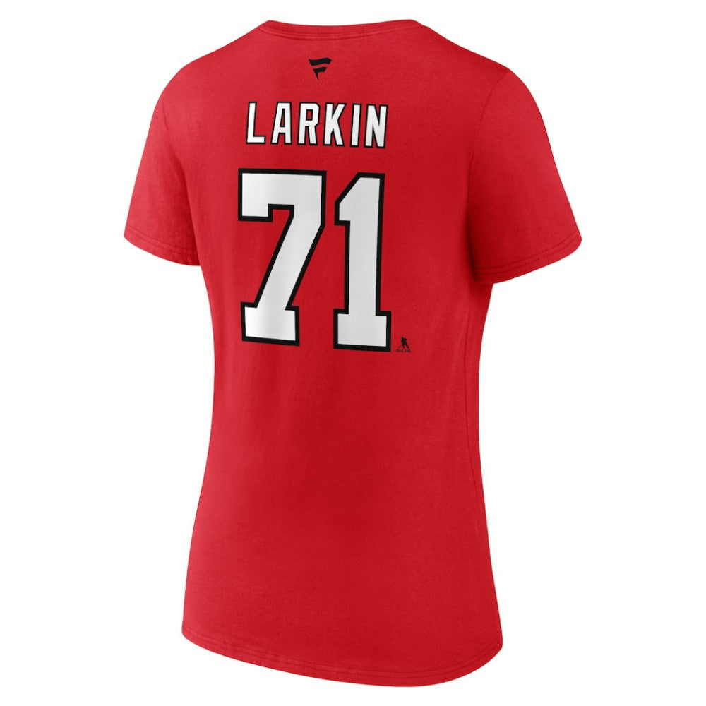 Dylan Larkin Detroit Red Wings Fanatics Women's Special Edition 2.0 Name & Number V-Neck T-Shirt - Red | US 5079630