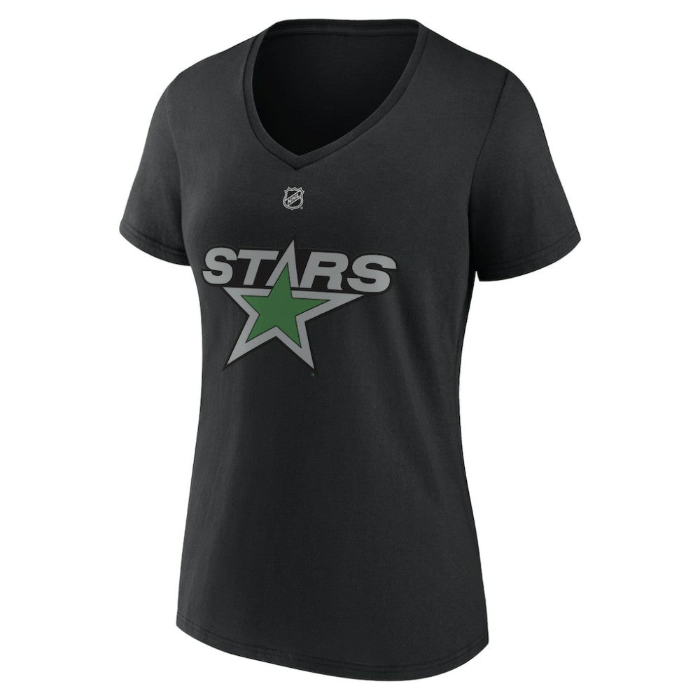 Tyler Seguin Dallas Stars Fanatics Women's Special Edition 2.0 Name & Number V-Neck T-Shirt - Black | US 5079661