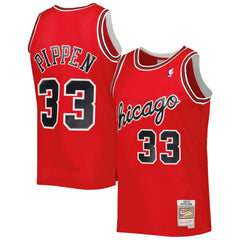 Scottie Pippen Chicago Bulls Hardwood Classics 2003-04 Swingman Jersey Red - Mitchell & Ness