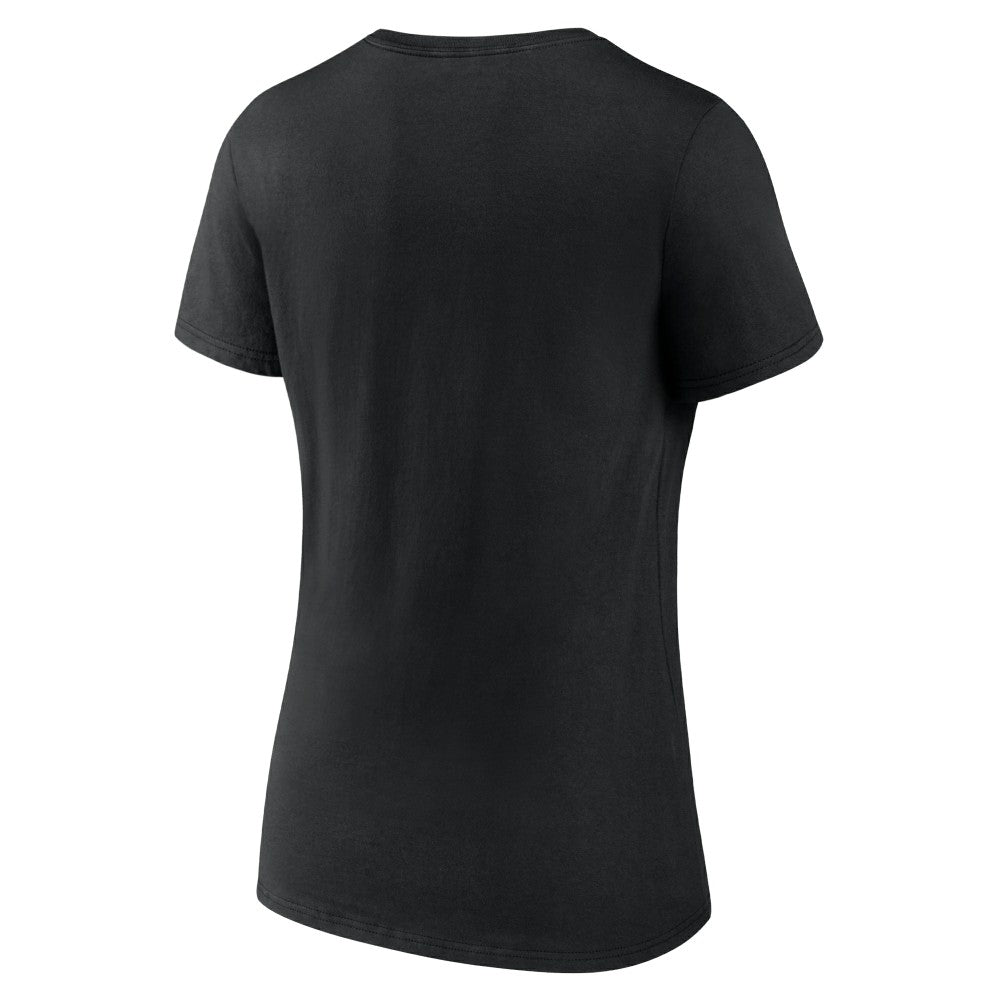 San Francisco Giants Women's Live For It Team V-Neck T-Shirt - Black T-shirts
