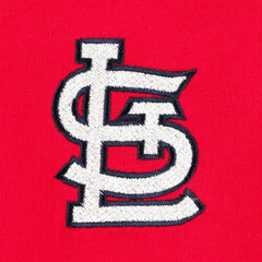 St. Louis Cardinals DKNY Sport Women's Lily V-Neck Pullover Sweatshirt - Red Pullover