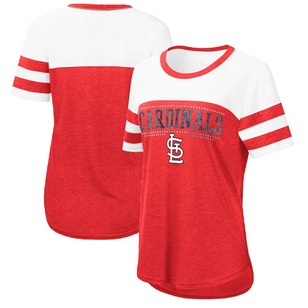 St. Louis Cardinals Touch Women's Setter Lightweight Fitted T-Shirt - Red/White T-shirts