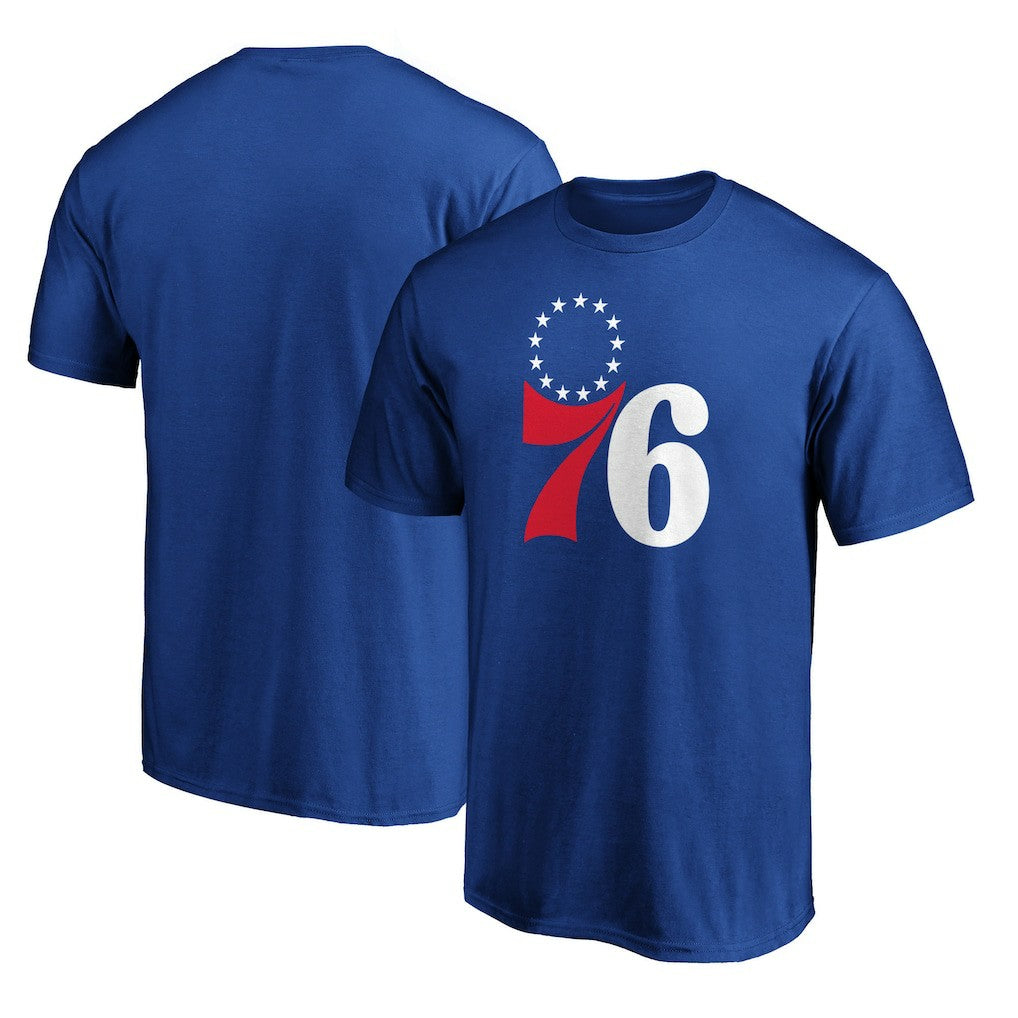 Philadelphia 76ers Logo T-Shirt Royal