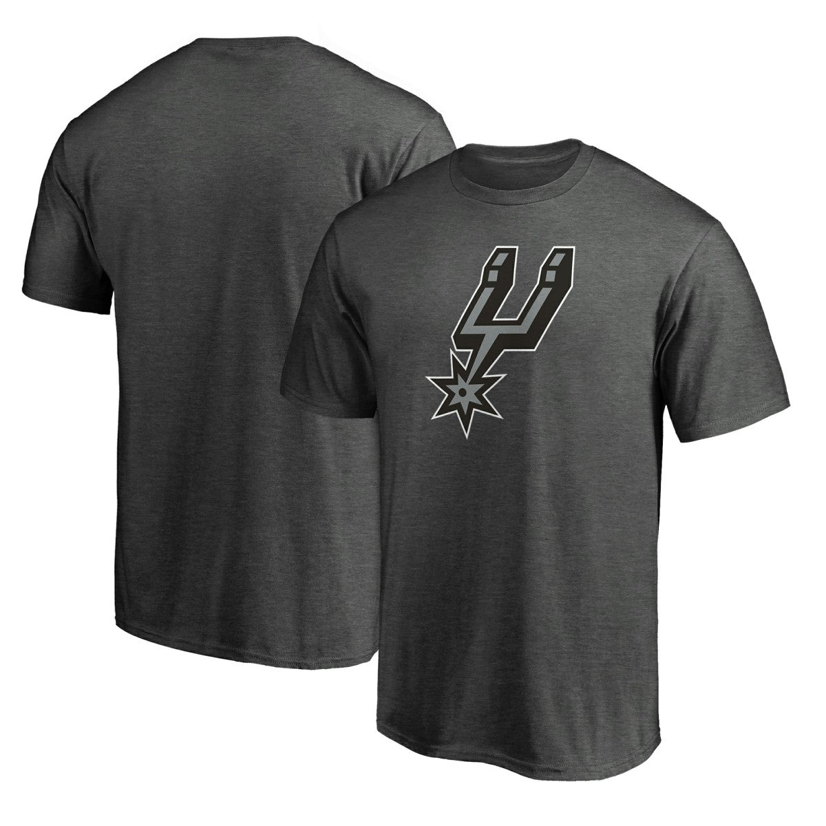 San Antonio Spurs Logo T-Shirt Charcoal
