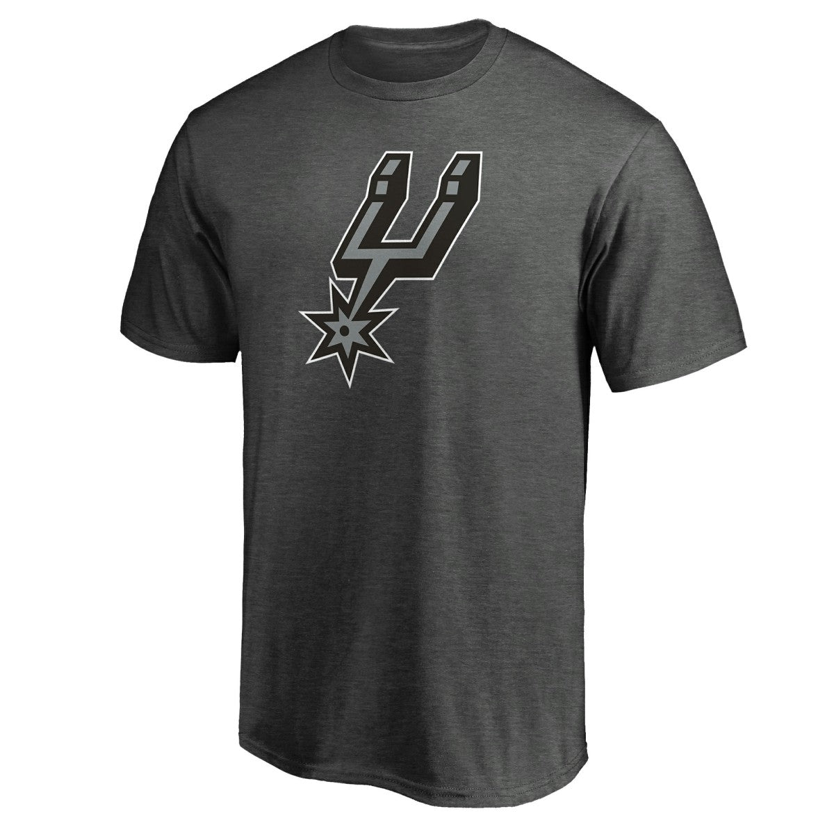 San Antonio Spurs Logo T-Shirt Charcoal