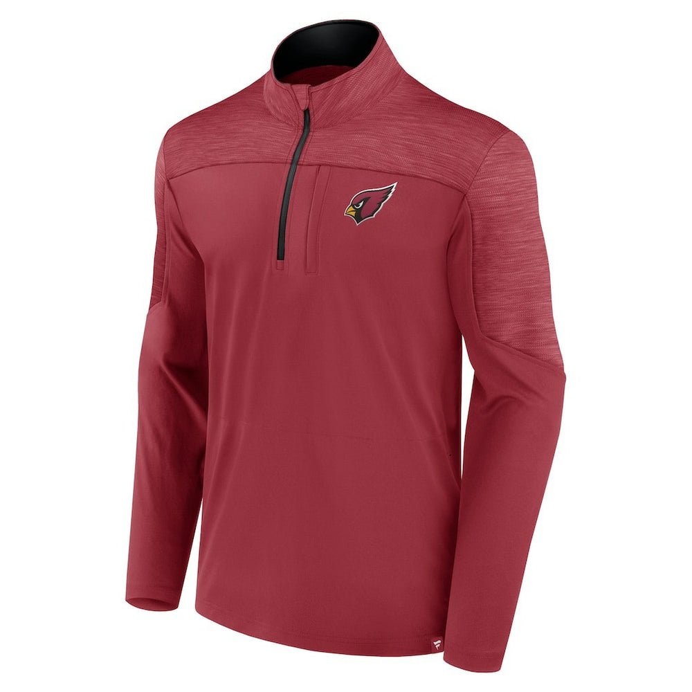 Arizona Cardinals Defender Half-Zip Top - Cardinal Tops