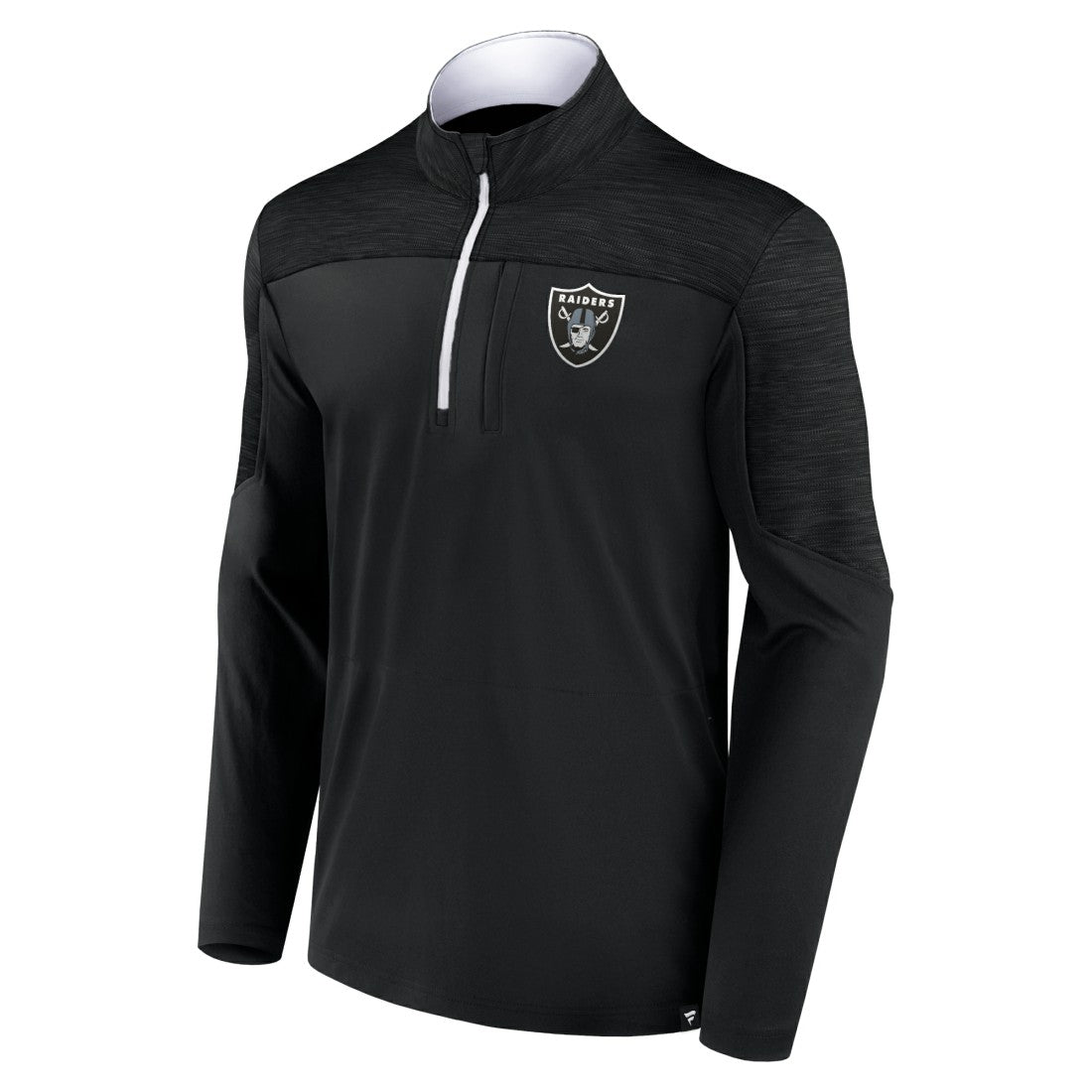Las Vegas Raiders Defender Half-Zip Top - Black Tops