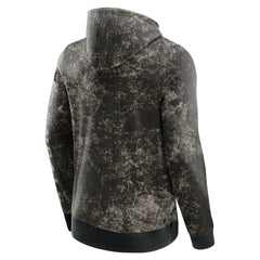 Tampa Bay Buccaneers Blackout Tonal Pullover Hoodie - Black/Gray Hoodies