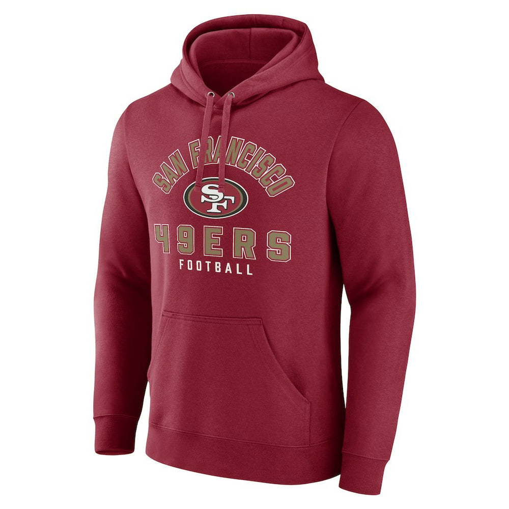 San Francisco 49ers Between the Pylons Pullover Hoodie - Scarlet Hoodies