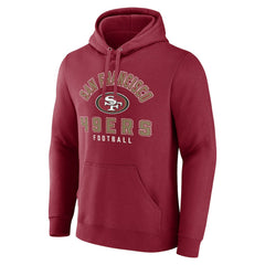 San Francisco 49ers Between the Pylons Pullover Hoodie - Scarlet Hoodies