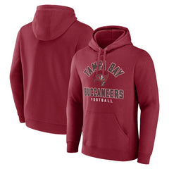 Tampa Bay Buccaneers Between the Pylons Pullover Hoodie - Red Hoodies