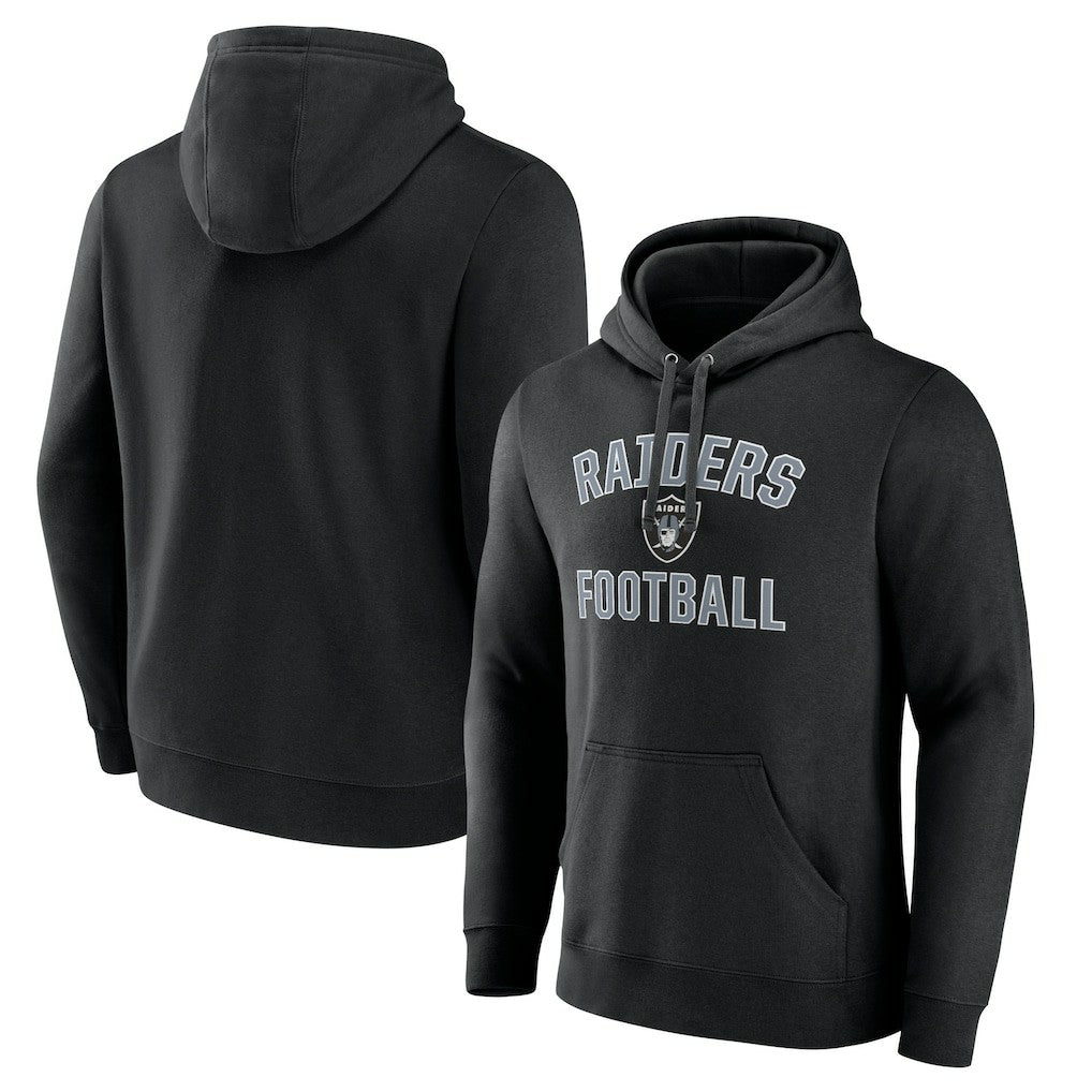 Las Vegas Raiders Between the Pylons Pullover Hoodie - Black Hoodies