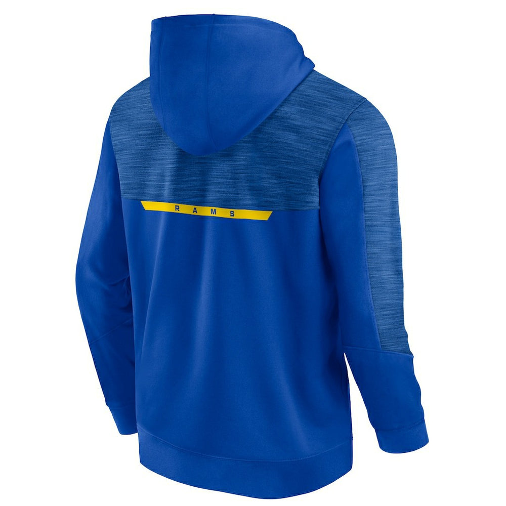 Los Angeles Rams Defender Evo Pullover Hoodie - Royal Hoodies