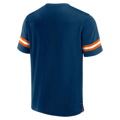 Chicago Bears Jersey Tackle V-Neck T-Shirt - Navy T-shirts