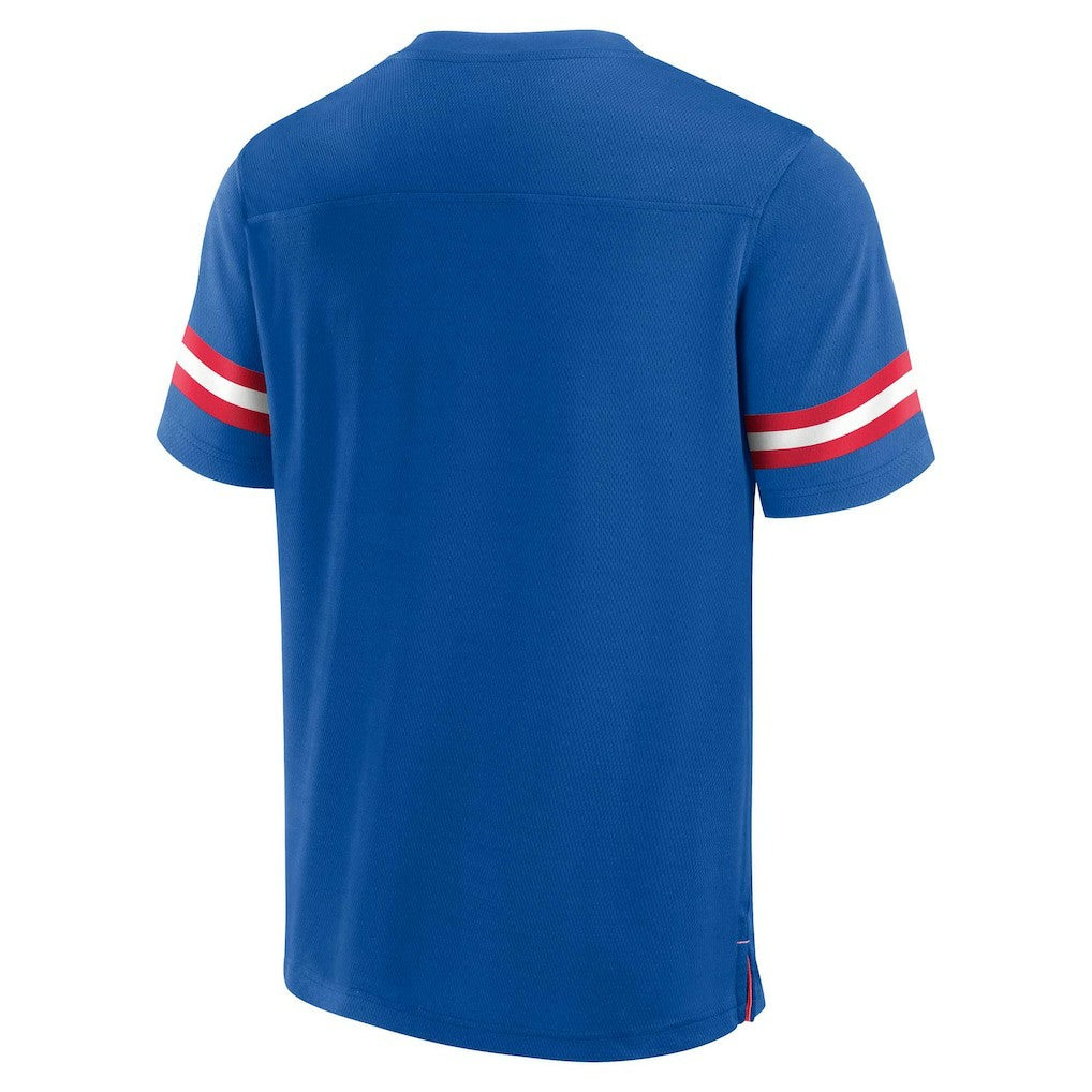 Buffalo Bills Jersey Tackle V-Neck T-Shirt - Royal T-shirts