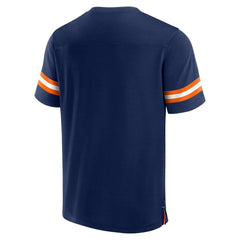 Denver Broncos Jersey Tackle V-Neck T-Shirt - Navy T-shirts