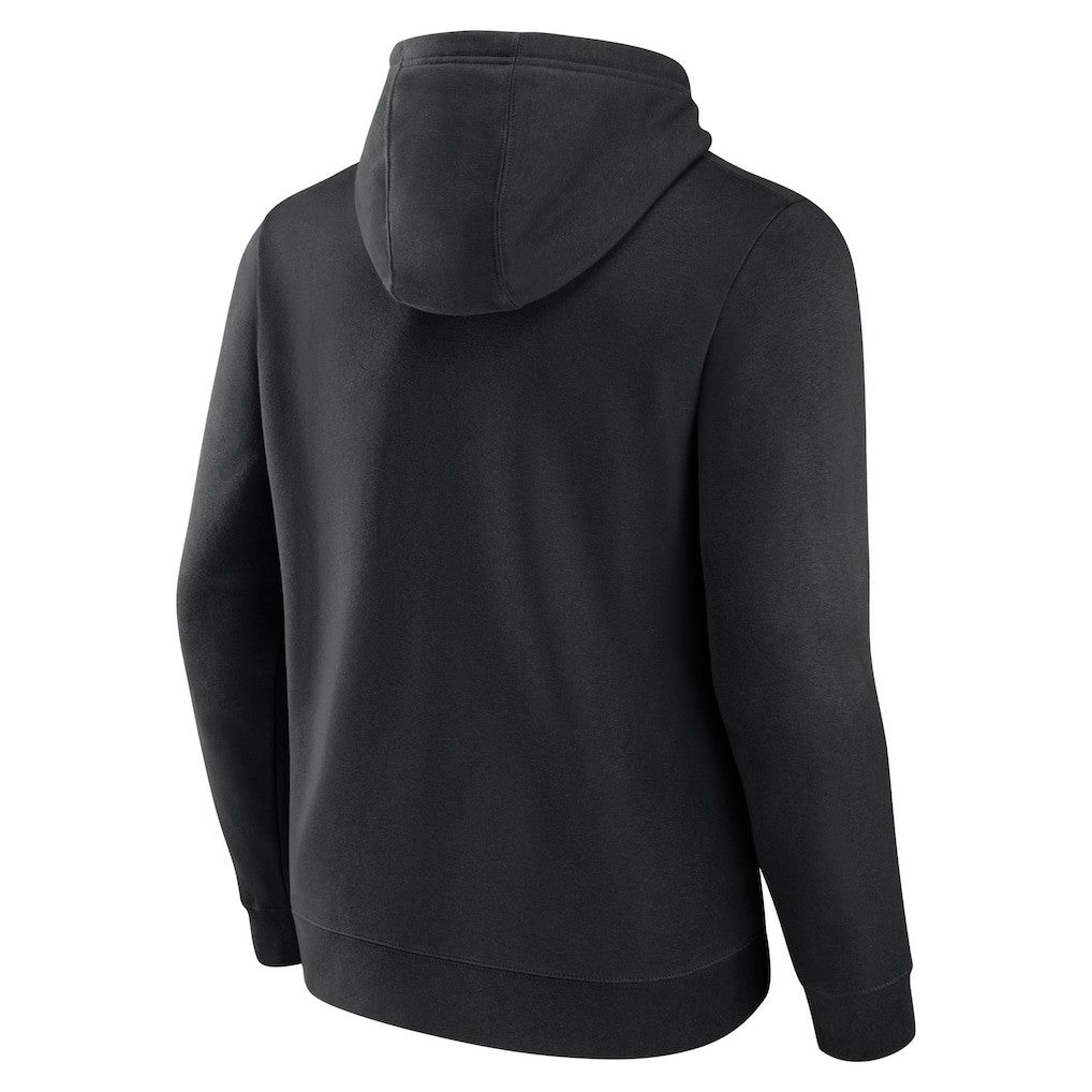 Las Vegas Raiders Primary Logo Fleece Pullover Hoodie - Black Hoodies