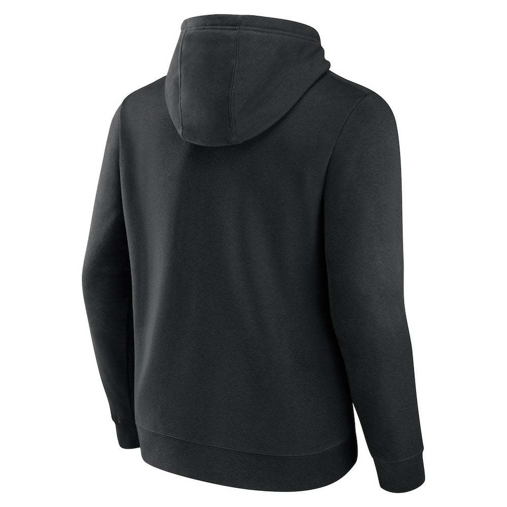 Las Vegas Raiders Primary Logo Fleece Pullover Hoodie - Black Hoodies