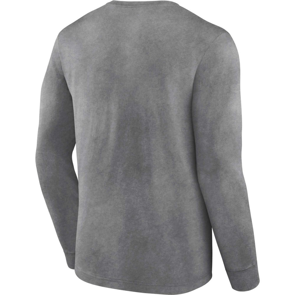 Tampa Bay Buccaneers Washed Primary Long Sleeve T-Shirt - Heather Charcoal T-shirts