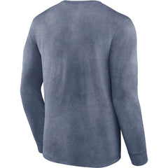 Tennessee Titans Washed Primary Long Sleeve T-Shirt - Heather Navy T-shirts