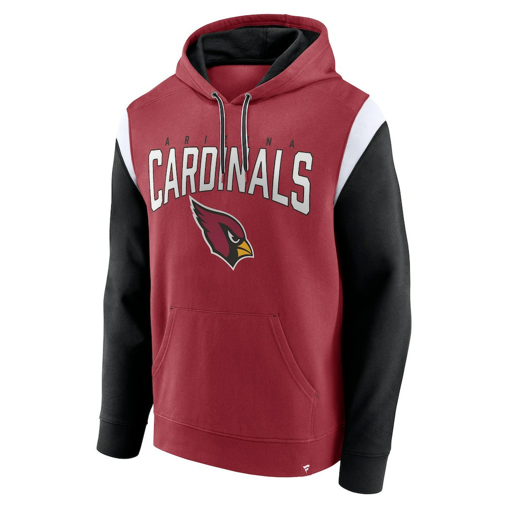 Arizona Cardinals Trench Battle Pullover Hoodie - Cardinal Hoodies