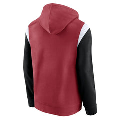 Arizona Cardinals Trench Battle Pullover Hoodie - Cardinal Hoodies