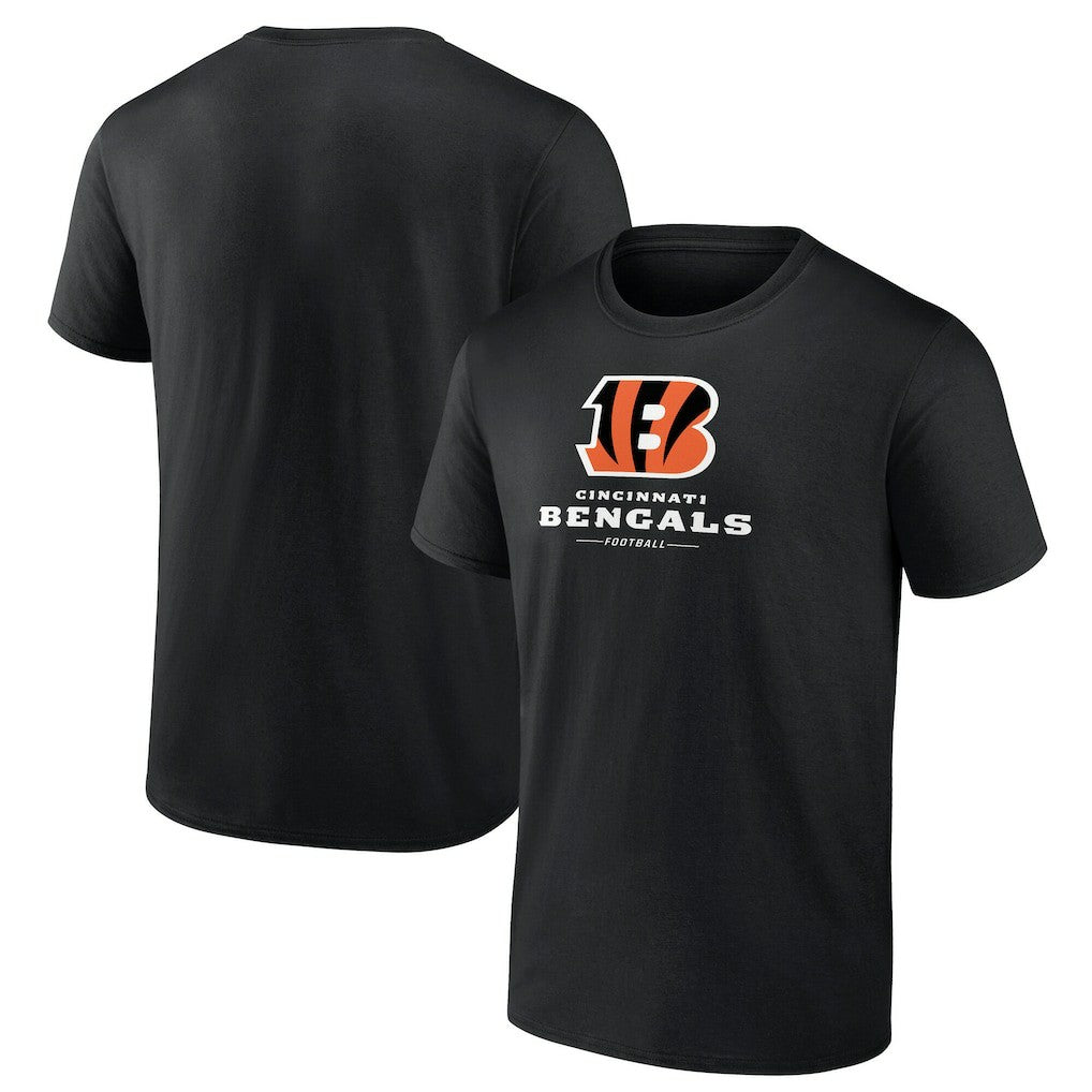 Cincinnati Bengals Team Lockup T-Shirt - Black T-shirts