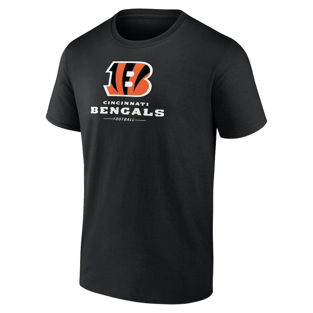 Cincinnati Bengals Team Lockup T-Shirt - Black T-shirts