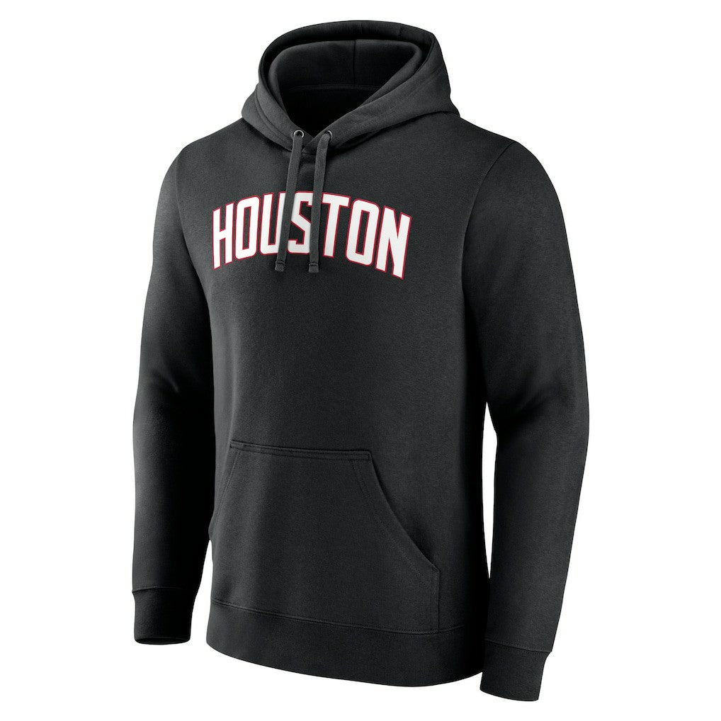 Houston Rockets Wordmark Alternate Pullover Hoodie Black