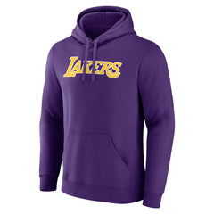 Los Angeles Lakers Wordmark Alternate Pullover Hoodie Purple outlet