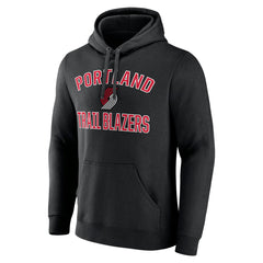 Black Victory Arch Pullover Hoodie Black