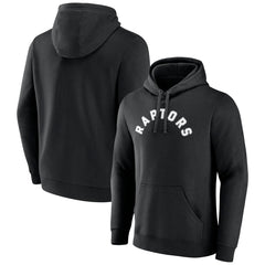 Toronto Raptors Wordmark Team Logo Pullover Hoodie Black