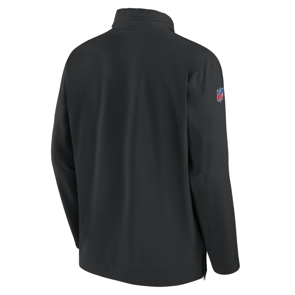New York Jets Sideline Coach Half-Zip Jacket - Black Jackets